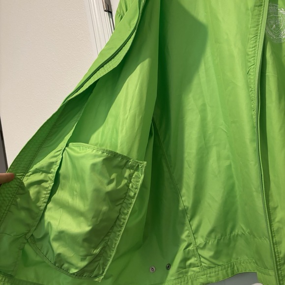 Lauren Ralph Lauren Active Women's Green Windbreaker Zip Jacket Logo‎ Women's XL - Picture 6 of 11